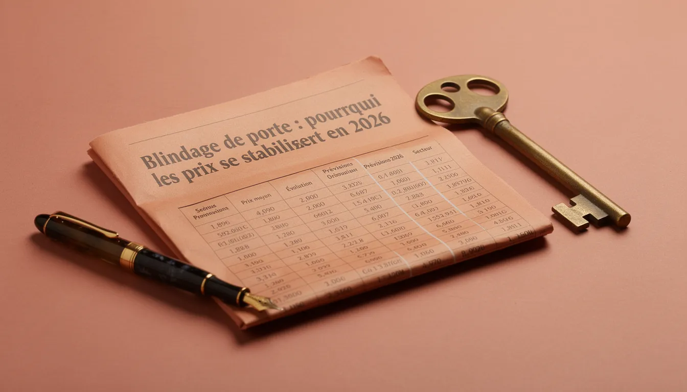 Blindage de porte : pourquoi les prix se stabilisent en 2026
